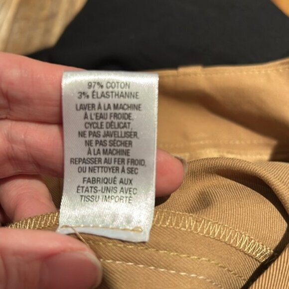 NILI LOTAN cotton pants size 8 made in USA - Picture 8 of 10